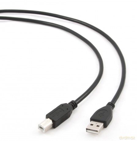 Kabel USB 2.0 typu AB AM-BM 3m czarny [KABEL]