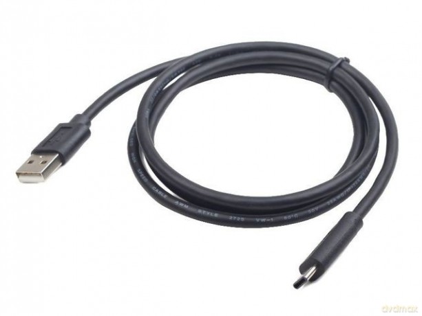 Kabel USB 2.0 typu AC AM-CM 1.8m czarny [KABEL]