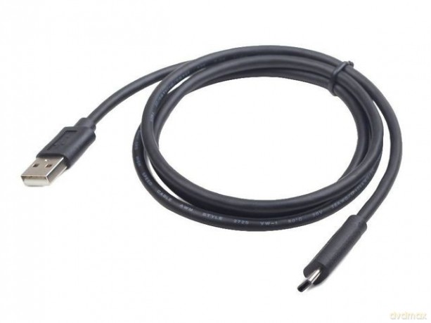 Kabel USB 2.0 typu AC AM-CM 1m czarny [KABEL]