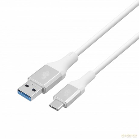 Kabel USB 3.0 - USB C 2m PREMIUM 3A biały TPE [KABEL]