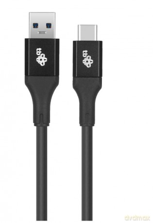 Kabel USB 3.0 - USB C 2m PREMIUM 3A czarny TPE [KABEL]