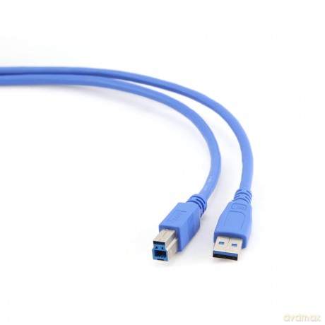 Kabel USB 3.0 typu AB AM-BM 1,8 niebieski [KABEL]