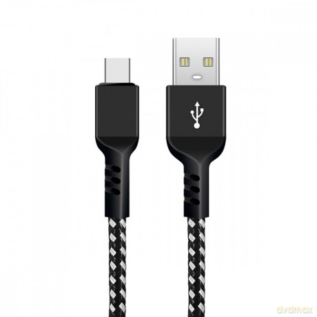 Kabel USB C Fast Charge 2.4A MCE471 Czarny [KABEL]