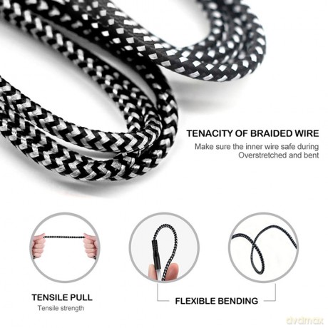 Kabel USB C Fast Charge 2.4A MCE471 Czarny [KABEL]