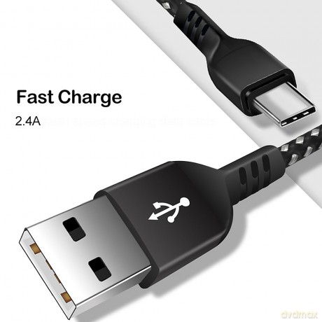 Kabel USB C Fast Charge 2.4A MCE471 Czarny [KABEL]