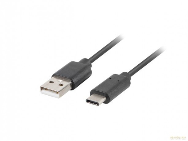 Kabel USB CM - AM 2.0 1.8m czarny QC 3.0 [KABEL]