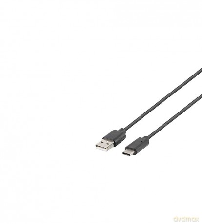 Kabel USB CM - AM 3.1 1m czarny, pełna miedź [KABEL]