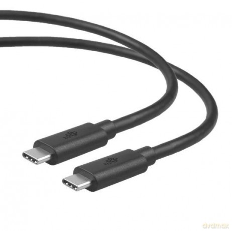 Kabel USB C-USB C 1m 100W 5Gbps USB 3.1 czarny [KABEL]