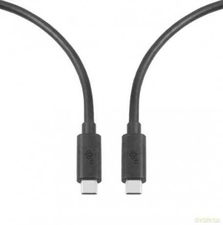 Kabel USB C-USB C 1m 100W 5Gbps USB 3.1 czarny [KABEL]
