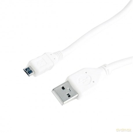 Kabel USB Micro AM-MBM5P 1m White [KABEL]