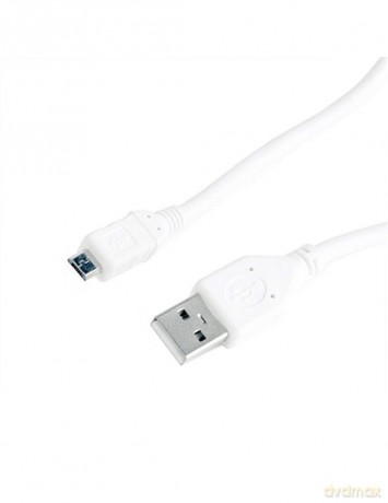 Kabel USB Micro AM-MBM5P 50cm biały [KABEL]