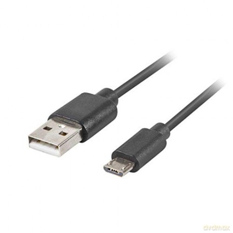 Kabel USB micro BM - AM 2.0 0.5m czarny QC 3.0 [KABEL]