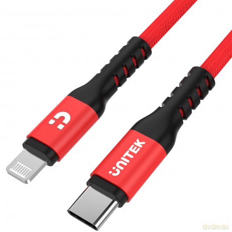 Kabel USB Typ-C - Lightning C14060RD 1,0m, M/M, MFI [KABEL]