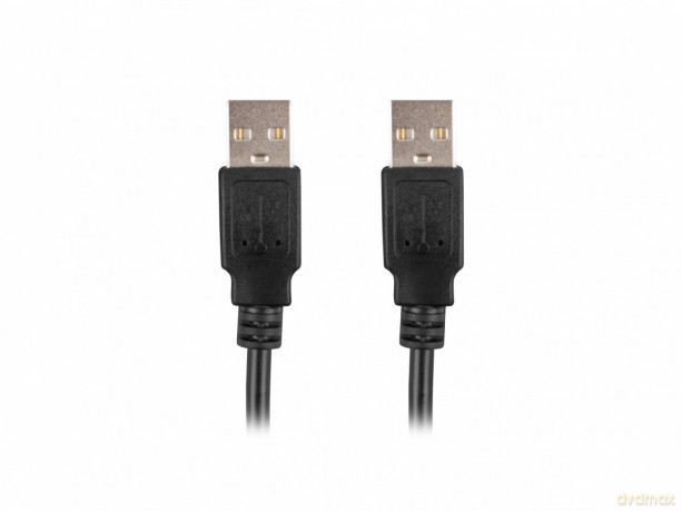 Kabel USB-A M/M 2.0 1.8m Czarny [KABEL]
