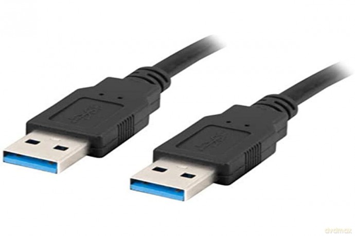 Kabel USB-A M/M 3.0 1.0m czarny [KABEL]