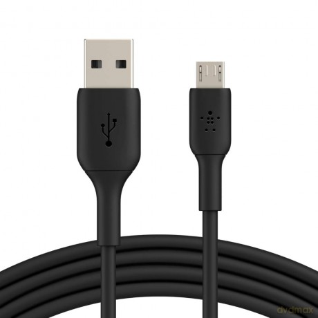 Kabel USB-A micro USB PVC 1m czarny [KABEL]