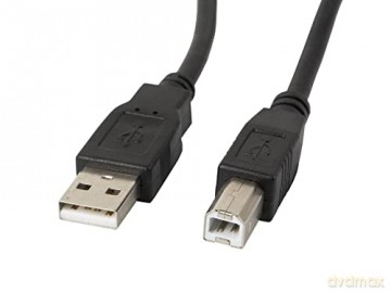 Kabel USB-A(M)->USB-B(M) 2.0 1M CZARNY [KABEL]