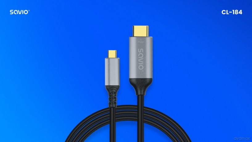 Kabel USB-C do HDMI v2.0b, 3m, miedź CL-184 [KABEL]