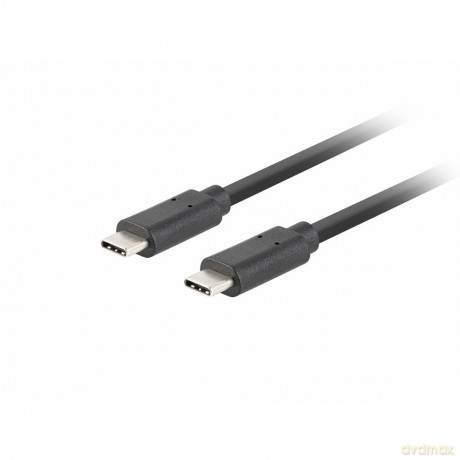 Kabel USB-C M/M 3.1 gen 2 0.5M 10GB/S PD100W czarny [KABEL]
