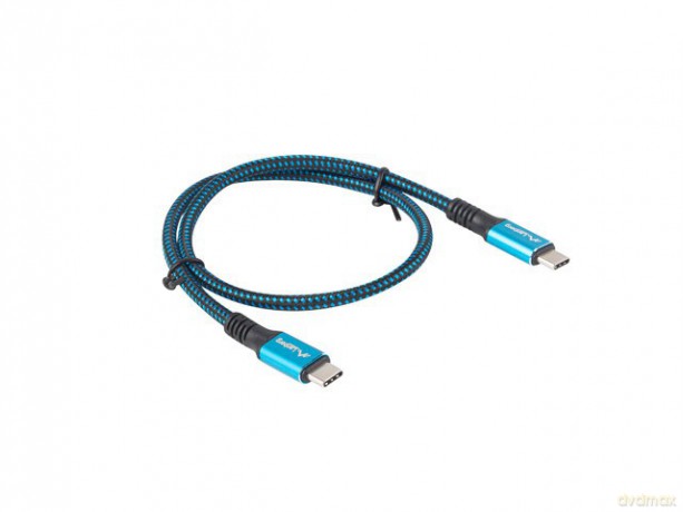 Kabel USB-C M/M USB4 0.5m 100W 8K 60HZ czarno-niebieski [KABEL]