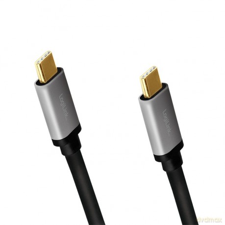 Kabel USB-C M/M, PD, aluminiowy 1.5m [KABEL]