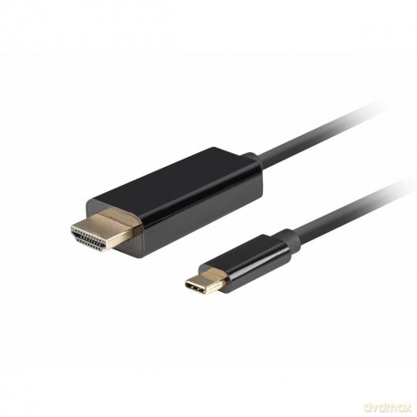 Kabel USB-C(M)-> HDMI(M)1M 4K 60HZ czarny [KABEL]