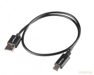 Kabel USB-C(M)->USB-A(M) 2.0 1.8m czarny BOX QC 3.0 [KABEL]