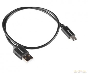 Kabel USB-C(M)->USB-A(M) 2.0 1.8m czarny BOX QC 3.0 [KABEL]