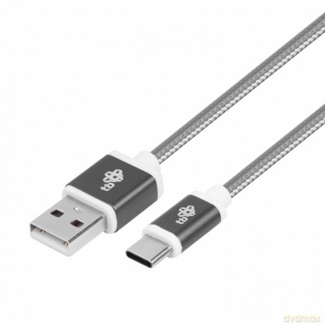 Kabel USB-USB C 1.5m szary sznurek [KABEL]