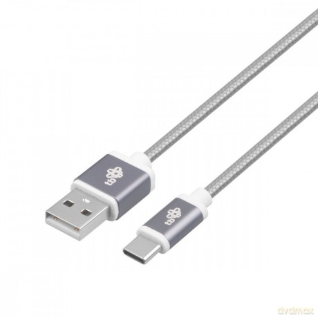 Kabel USB-USB C 1.5m szary sznurek premium [KABEL]