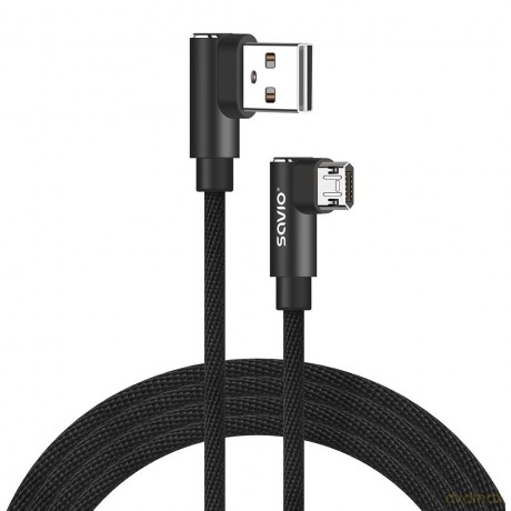 Kabel z dwustronnym złączem USB Micro USB - USB A 2m, CL-162 [KABEL]