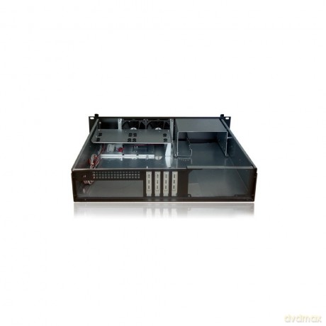 Kompaktowa obudowa PC ATX Rack 19cali 2U czarna