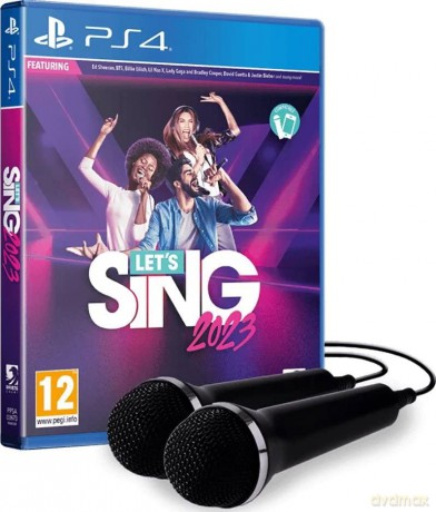 Let's Sing 2023 + 2 mikrofony [GRA PS4]
