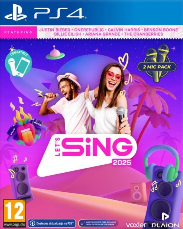 Lets Sing 2025 2-mic [GRA PS4]