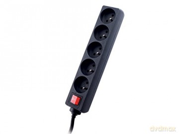 Listwa 3m (5 gniazd) Power Patrol Black
