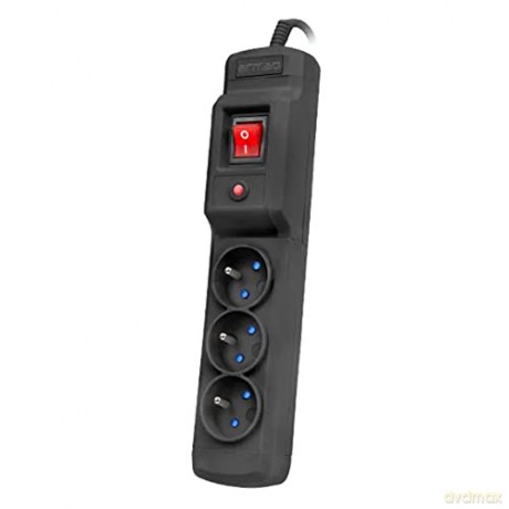 Listwa przeciwprzepięciowa M3 Multi 4.5m czarna (3 gniazda)