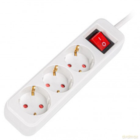 Listwa przedłużacz 1,5m 3x230 V PS1-03F-0150-W