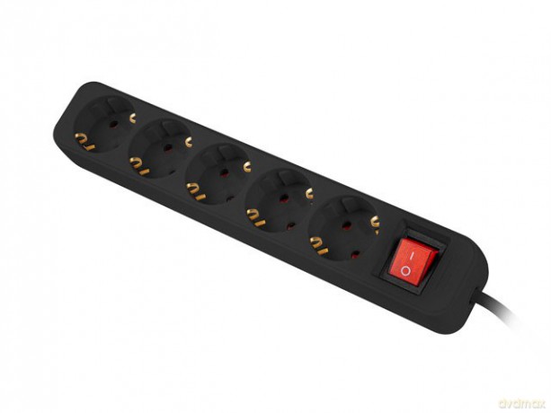 Listwa przedłużacz 1,5m 5x230 V PS1-05F-0150-BK