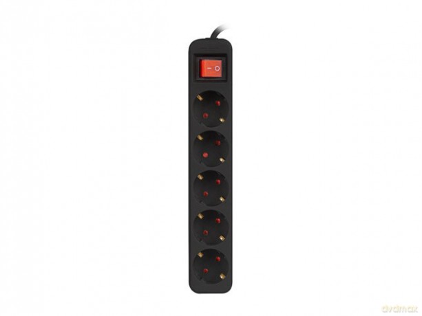 Listwa przedłużacz 1,5m 5x230 V PS1-05F-0150-BK