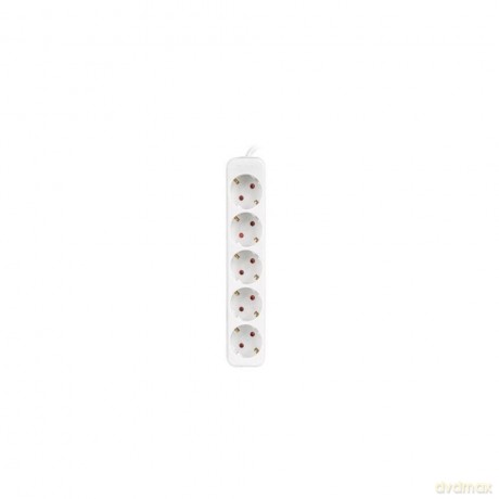 Listwa przedłużacz 1,5m 5X230v b PS0-05F-0150-W
