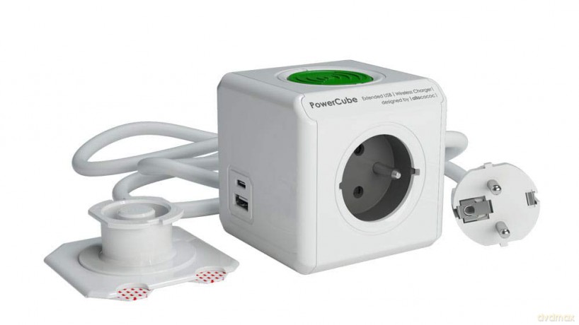 Listwa zasilająca PowerCube Extended 1,5m USB A+C WirelessCharger 11164/FRPEWL