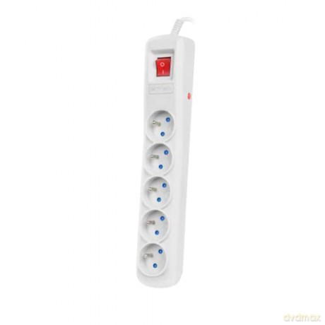 Listwa zasilająca R5 5m 5x230V PL 10A Szara