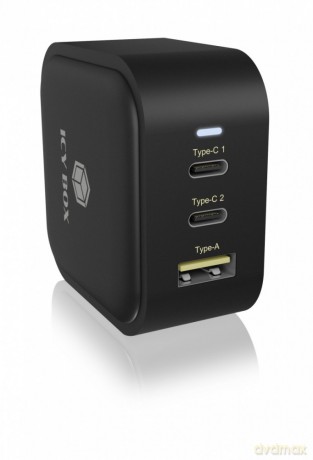 Ładowarka IB-PS103-PD 65 Watt 2x Type-C + 1x Type-A