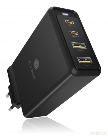 Ładowarka IB-PS104-PD 100 Watt 2 x Type-C + 2 x Type-A