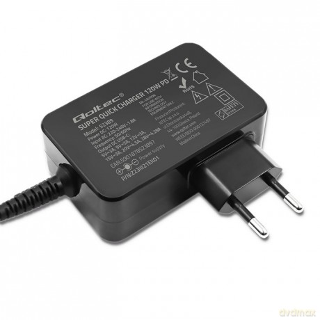 Ładowarka PD 120W Turbo | 5-28V | 3-4.5A | USB-C | Czarna