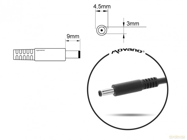 ładowarka/zasilacz 19.5v 3.34a (4.5x3.0 pin) - Dell 65W