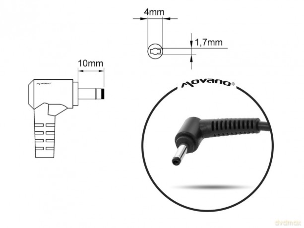 ładowarka/zasilacz 19.5v 4.62a (4.0x1.7) - dell 90W