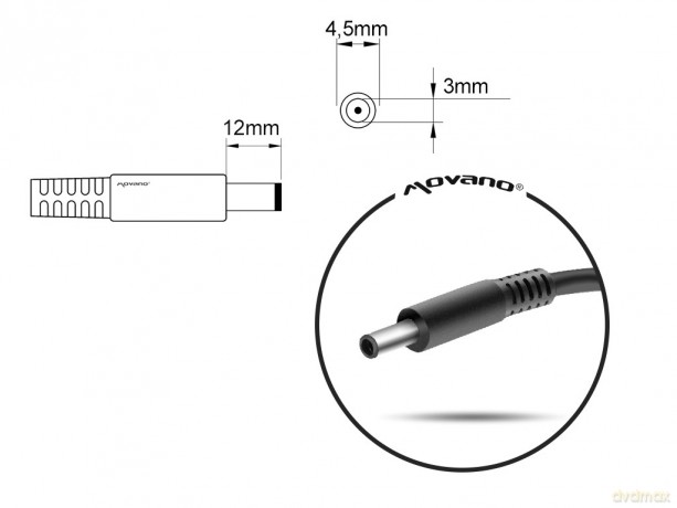 ładowarka/zasilacz 19.5v 4.62a (4.5x3.0 pin) - dell 90W