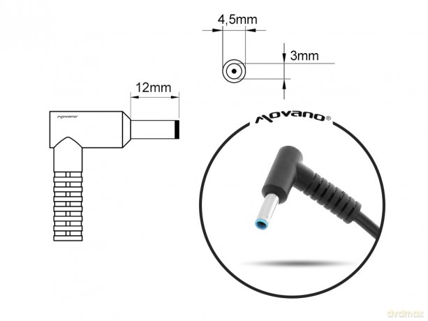 ładowarka/zasilacz 19.5v 4.62a (4.5x3.0 pin) - HP 90W
