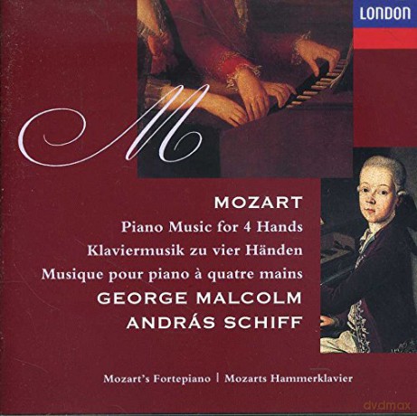 Schiff/Malcolm: Mozart: Pno Music For 4 Hands [CD]